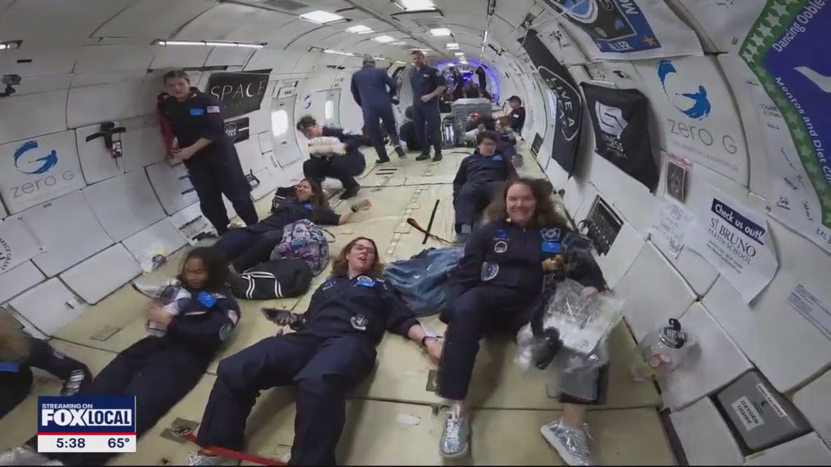 FW students' experiments conducted in zero gravity